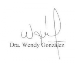 Firma Wendy González - LifEscozul&reg;