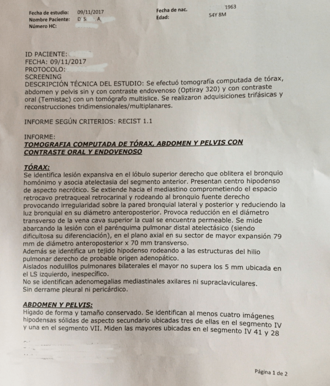 LifEscozul® - A.D.S. 1 - Cáncer de Pulmon