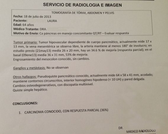 LifEscozul® - Laura 17 - Cáncer de Páncreas
