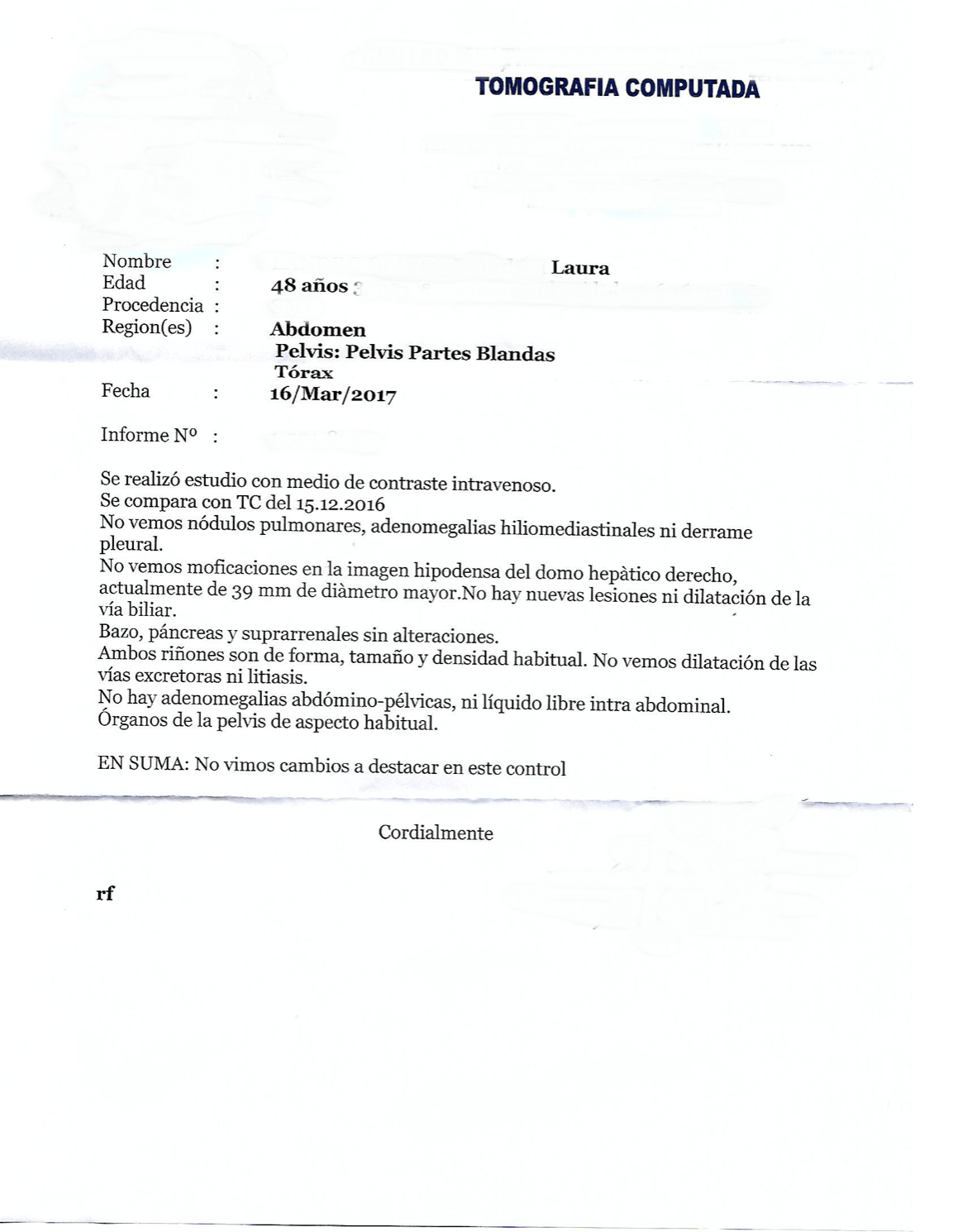 LifEscozul&reg; - Laura 1 - Cáncer de Hígado
