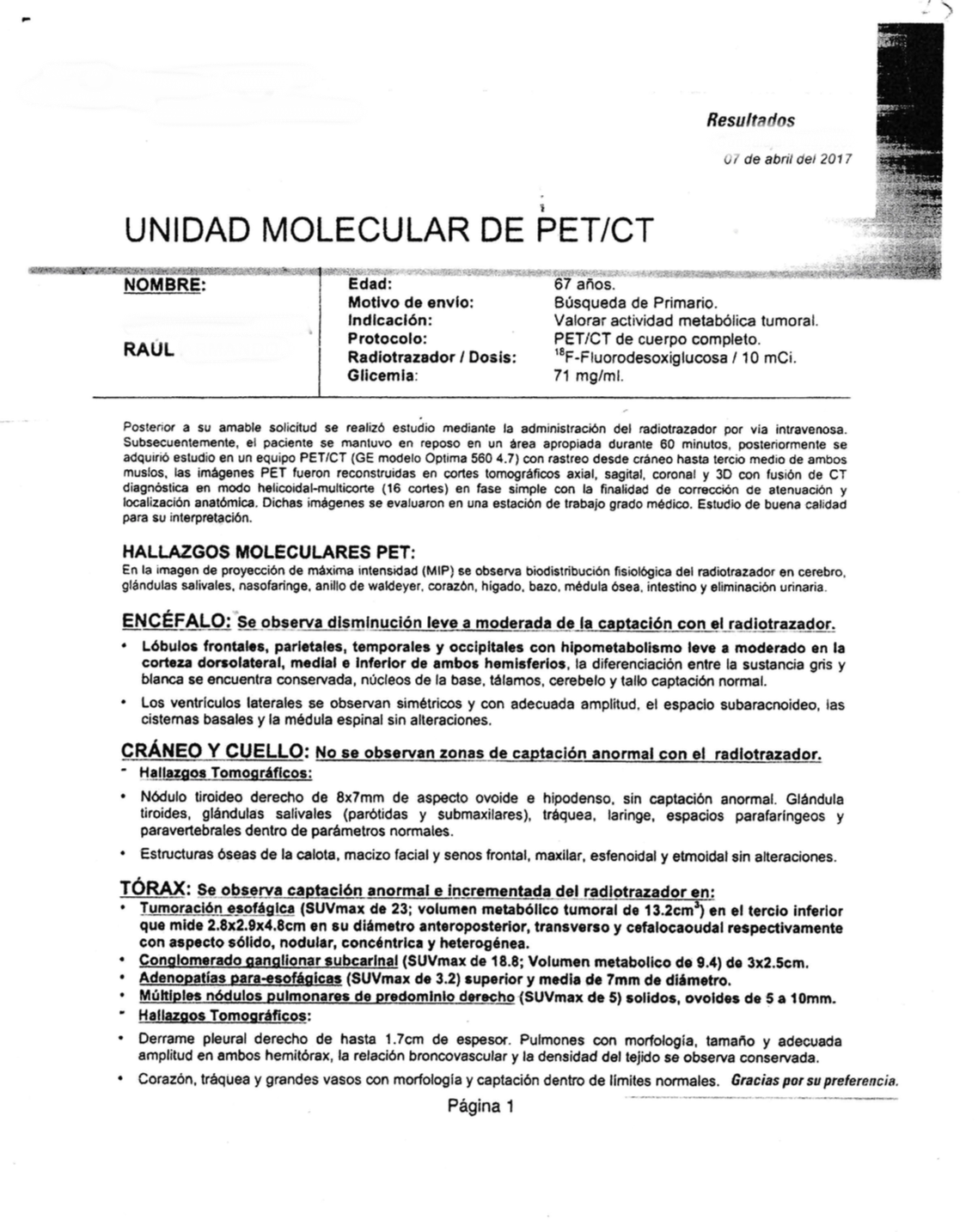 LifEscozul&reg; - Raúl 3 - Cáncer Gástrico Intestinal