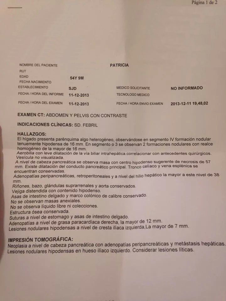 LifEscozul® - Patricia 17 - Cáncer de Páncreas