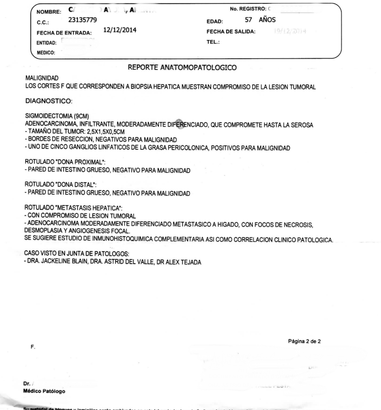 LifEscozul&reg; - A.C.A. 1 - Cáncer de Cólon