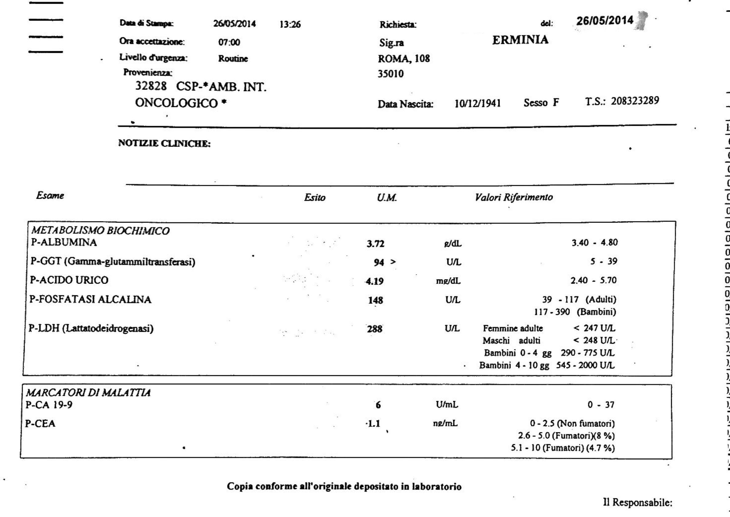 LifEscozul&reg; - Erminia 5 - Cáncer Gástrico Intestinal