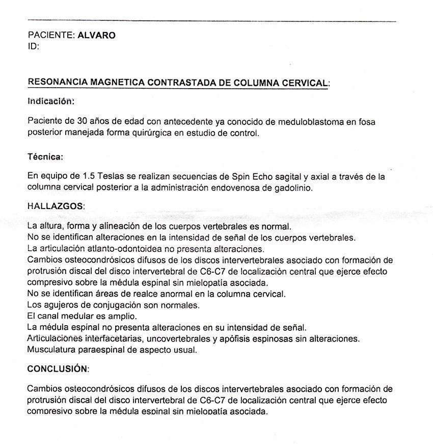 LifEscozul&reg; - Alvaro 11 - Cáncer Cerebral