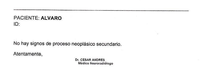 LifEscozul&reg; - Alvaro 12 - Cáncer Cerebral