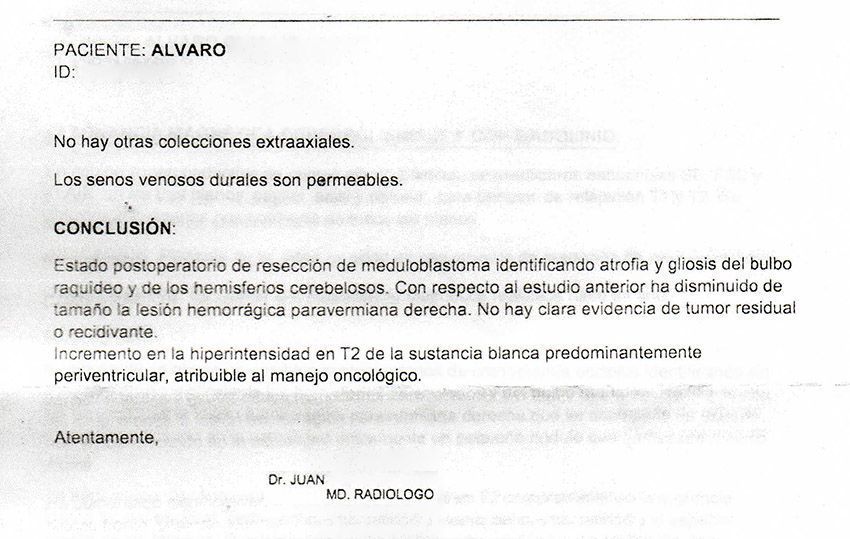 LifEscozul&reg; - Alvaro 5 - Cáncer Cerebral