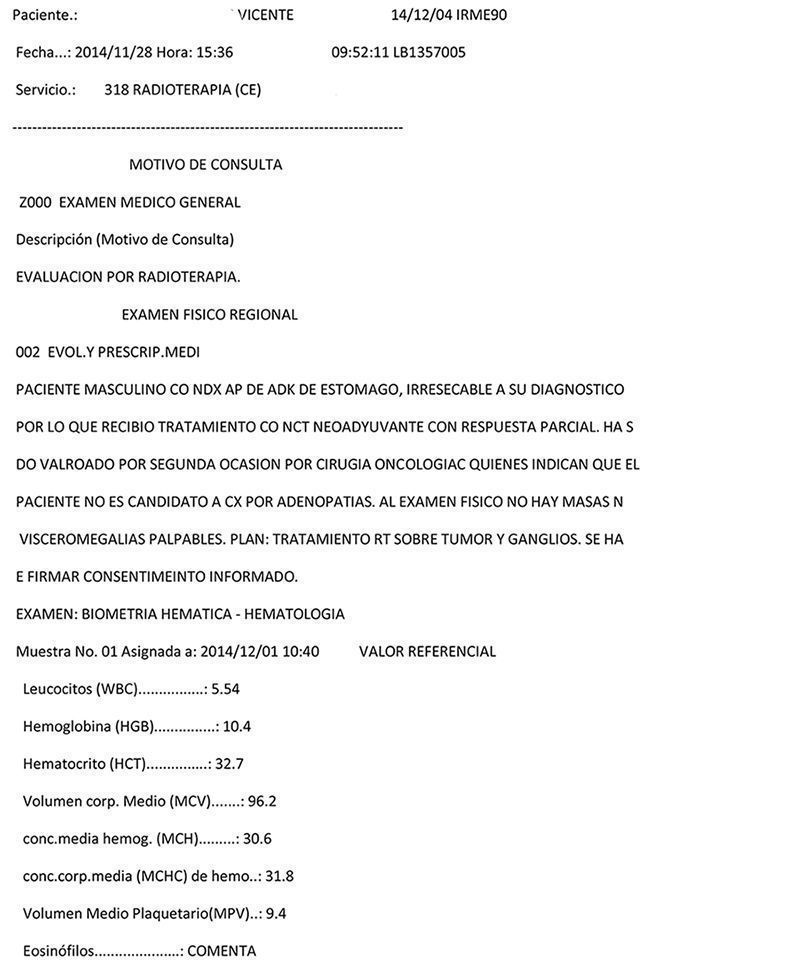 LifEscozul&reg; - Vicente 8 - Cáncer Gástrico Intestinal