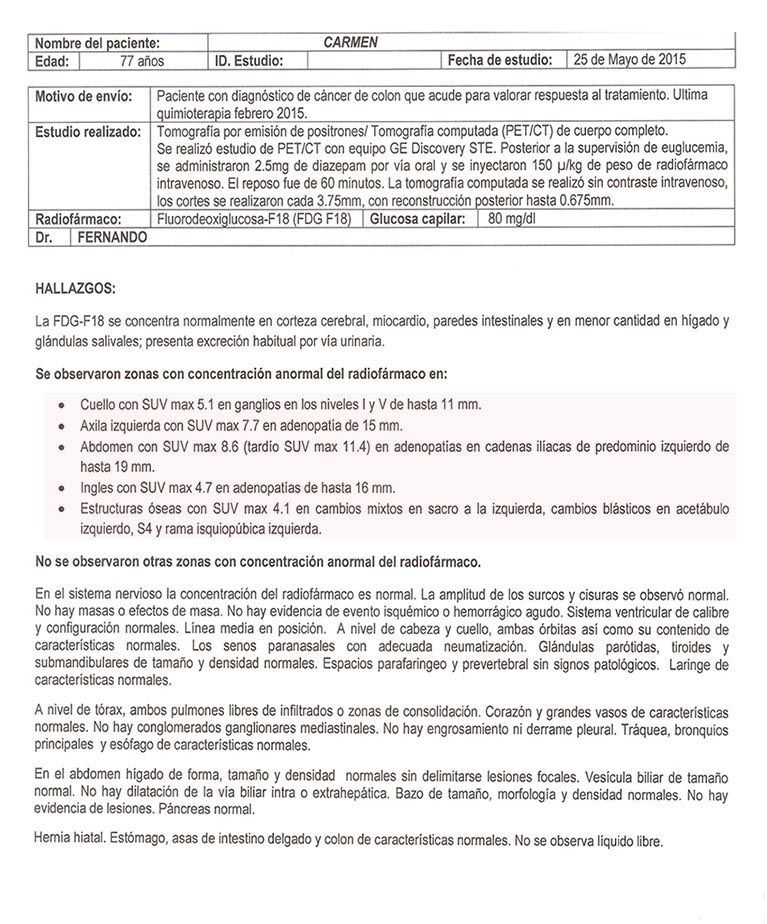 LifEscozul&reg; - Carmen 4 - Cáncer de Cólon
