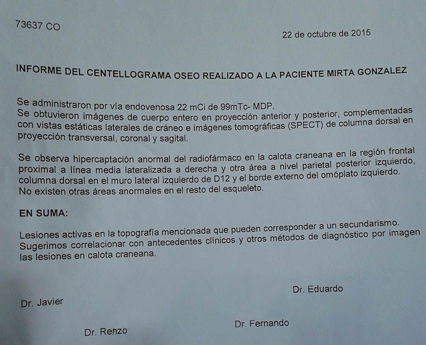 LifEscozul&reg; - Mirta 3 - Cáncer de Mámas