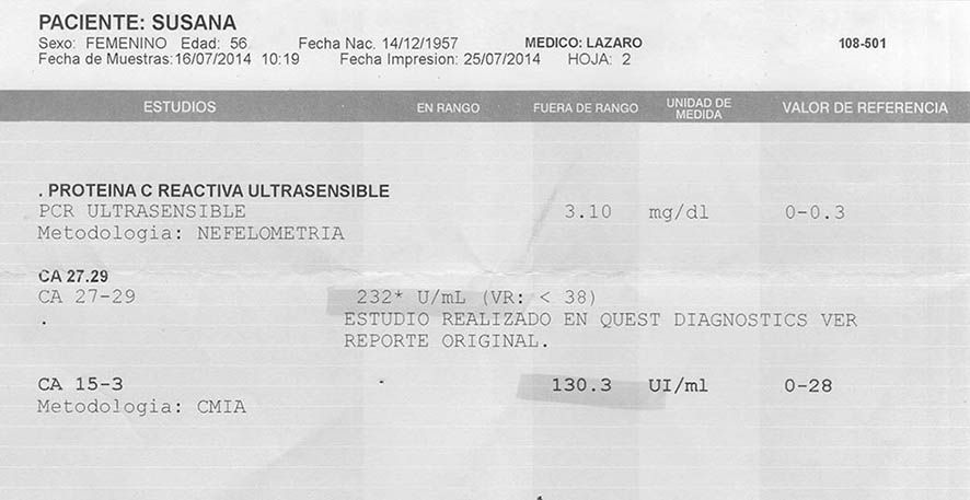 LifEscozul&reg; - Susana 5 - Cáncer de Mámas