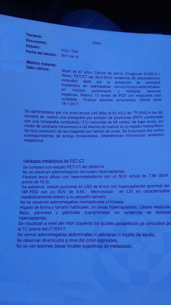 LifEscozul® - Irma 1 - Cáncer de Útero y Cervix