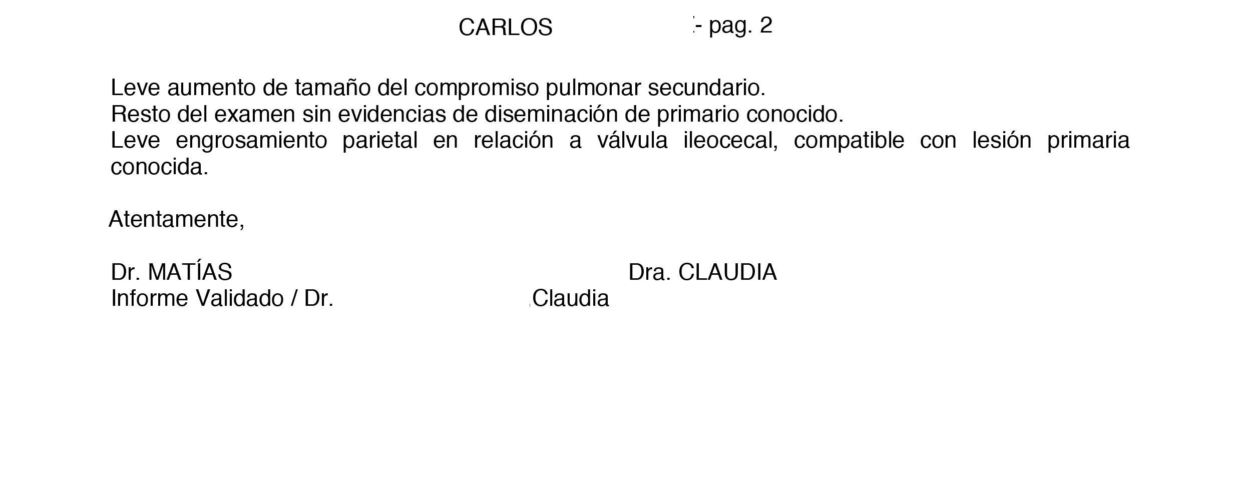 LifEscozul&reg; - Carlos 2 - Cáncer de Cólon