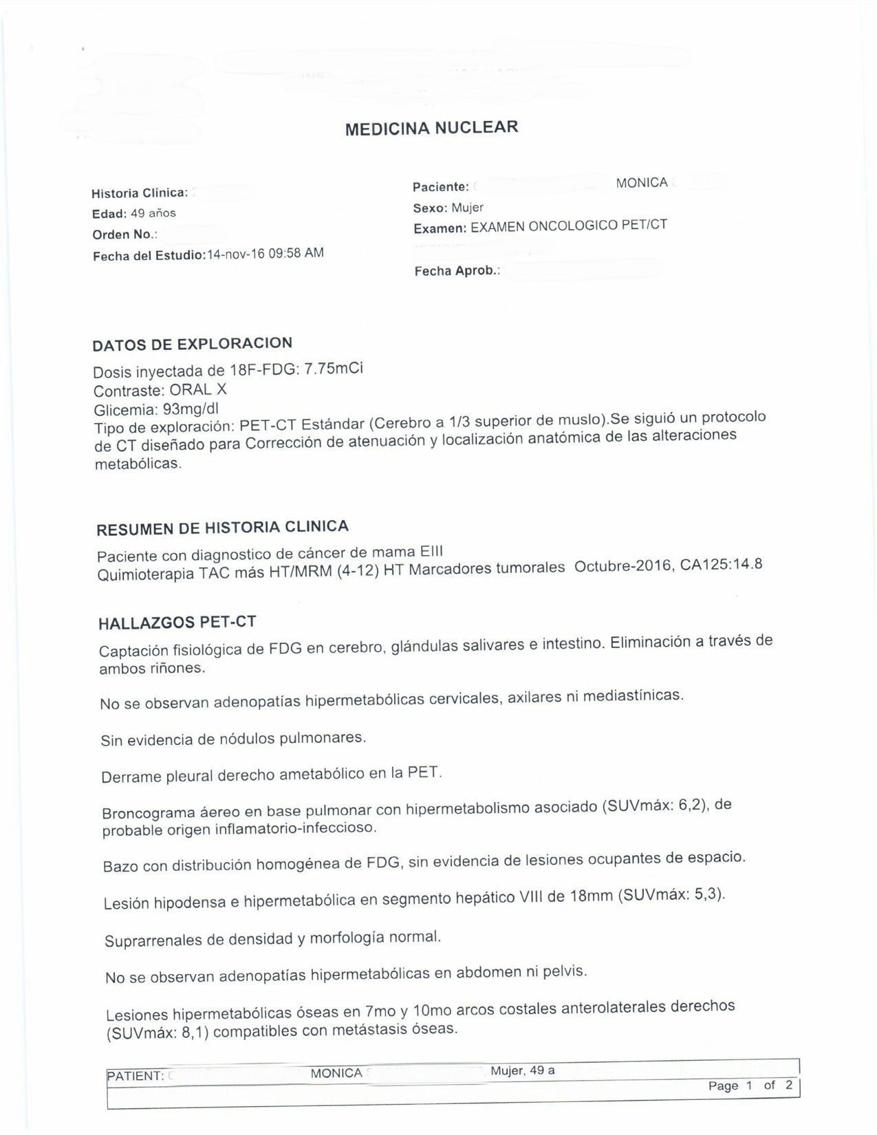 LifEscozul&reg; - Mónica 4 - Cáncer de Mámas