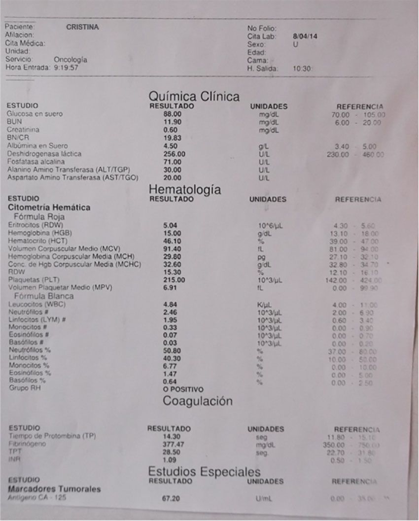 LifEscozul® - Cristina 4 - Cáncer de Ovarios