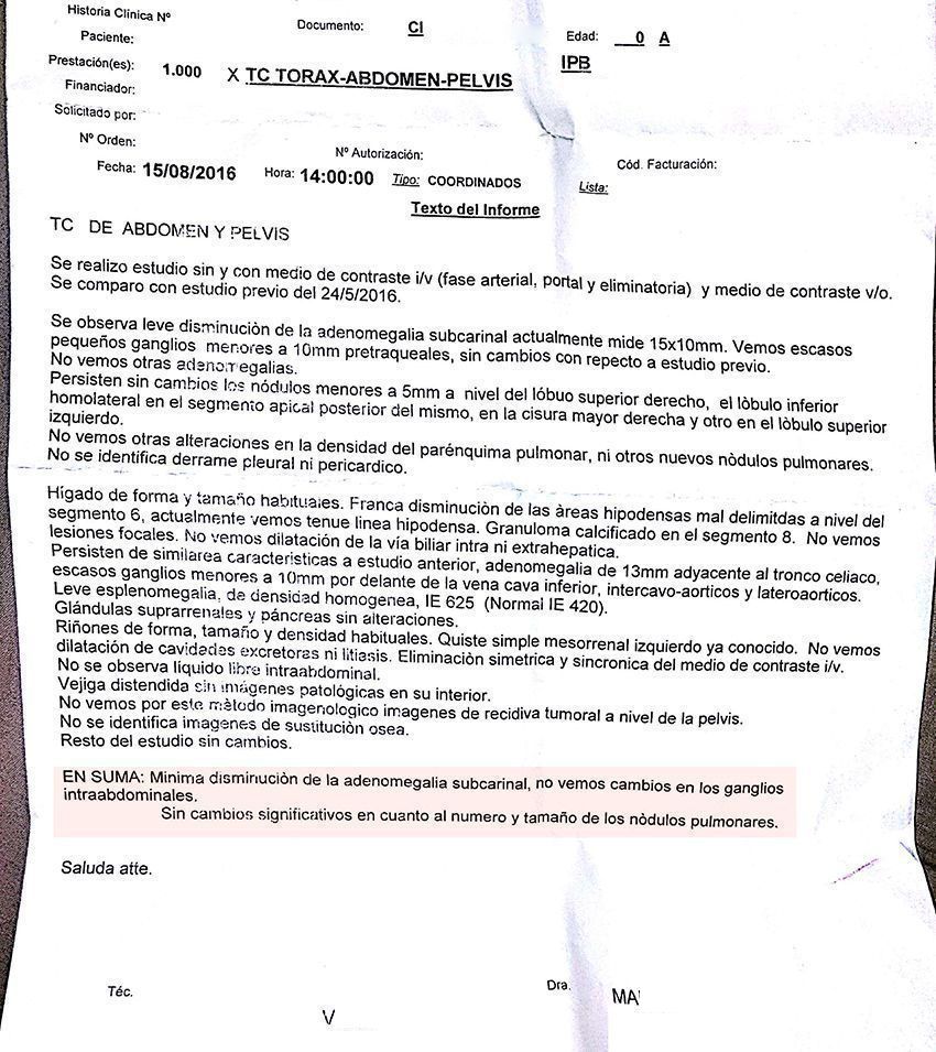 LifEscozul® - Irma 1 - Cáncer Metastático Primario Desconocido