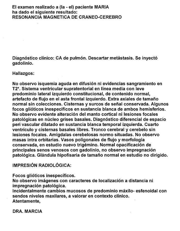 LifEscozul® - María 12 - Cáncer de Pulmon