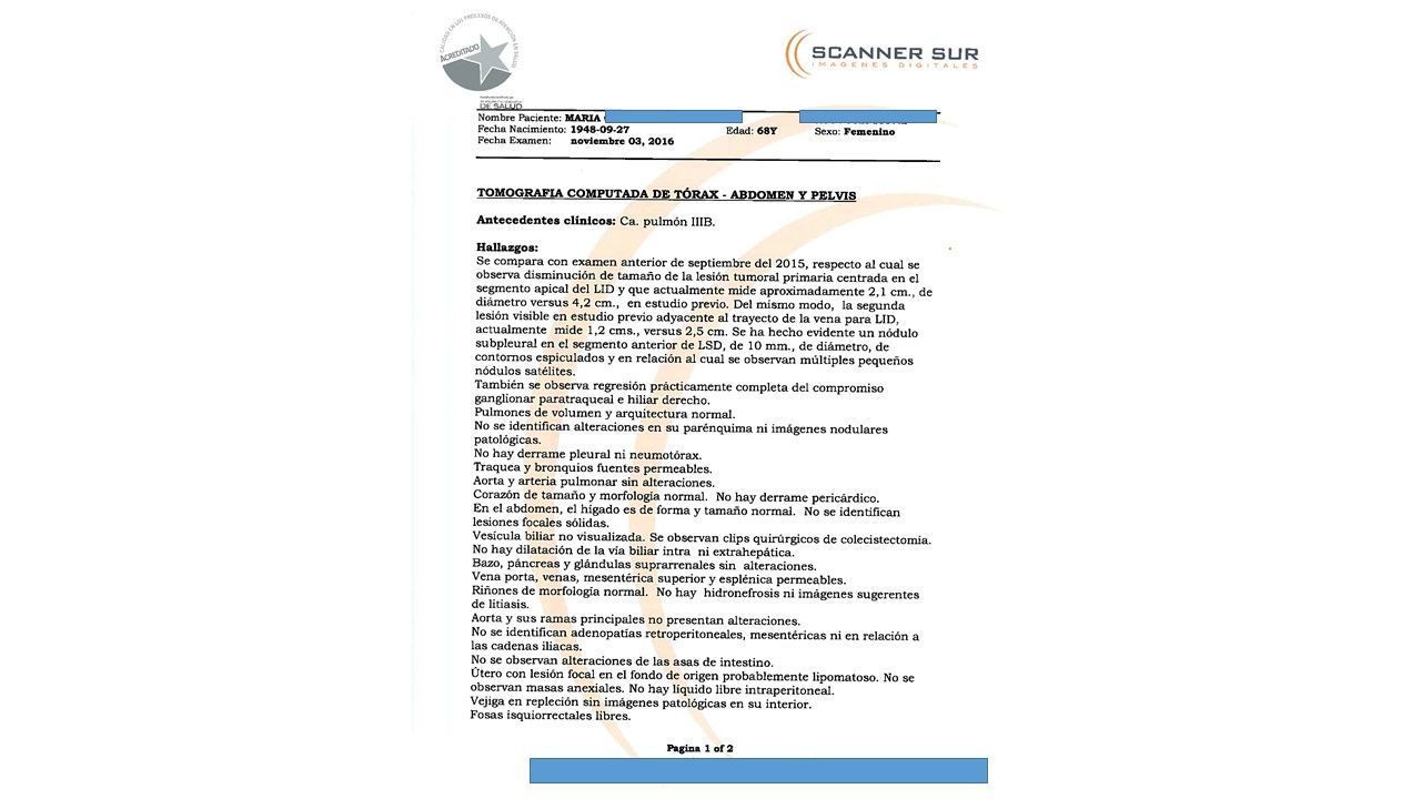 LifEscozul® - María 14 - Cáncer de Pulmon