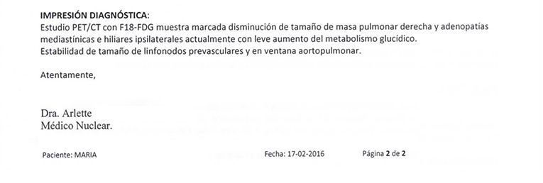 LifEscozul® - María 3 - Cáncer de Pulmon