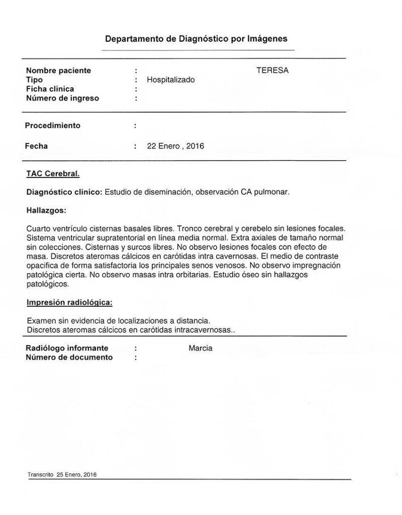 LifEscozul® - Teresa 2 - Cáncer de Pulmon