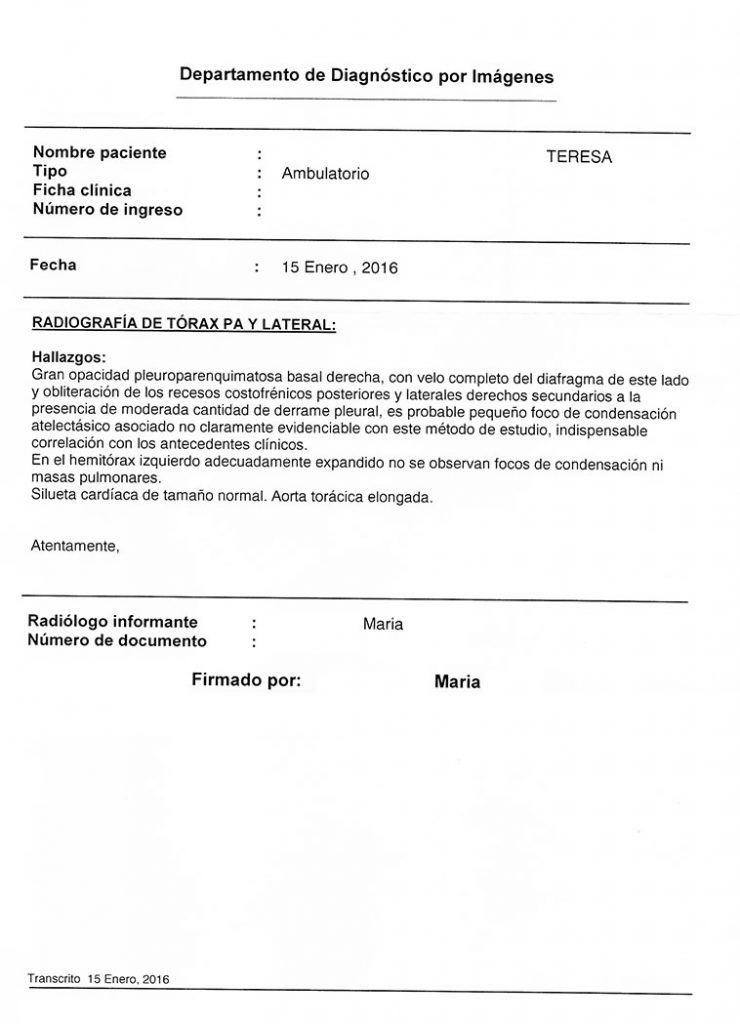 LifEscozul® - Teresa 6 - Cáncer de Pulmon