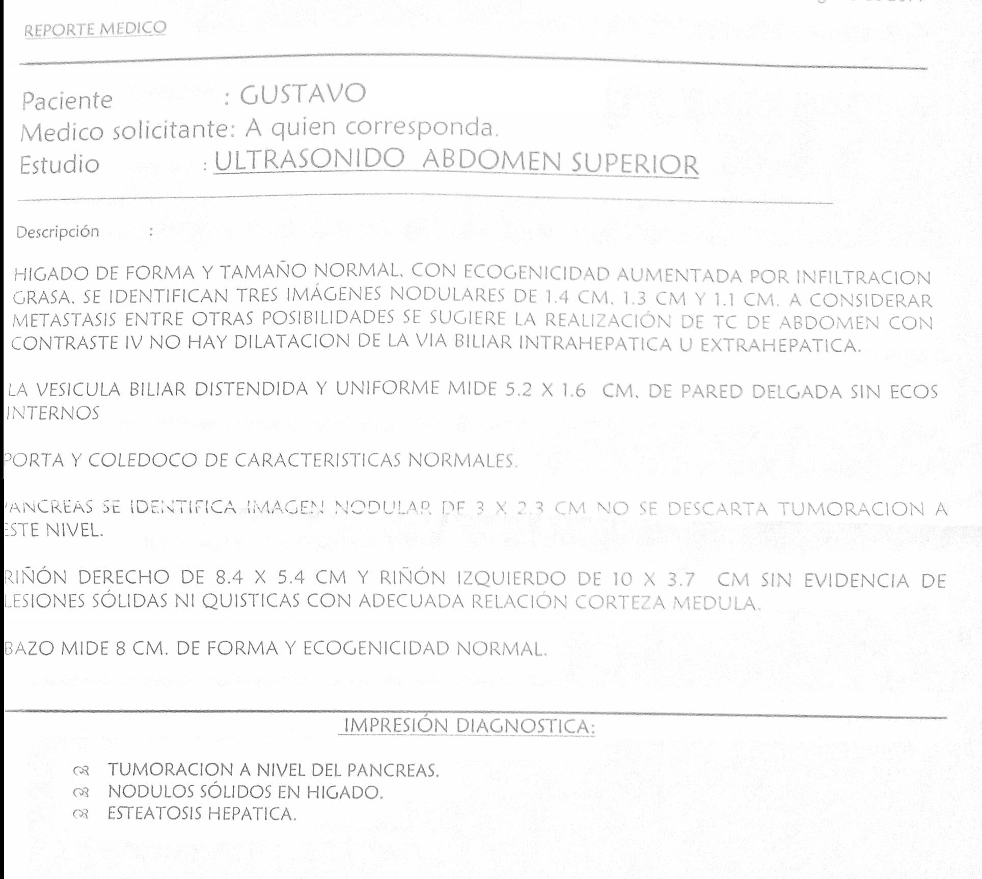 LifEscozul® - Gustavo 3 - Cáncer de Páncreas