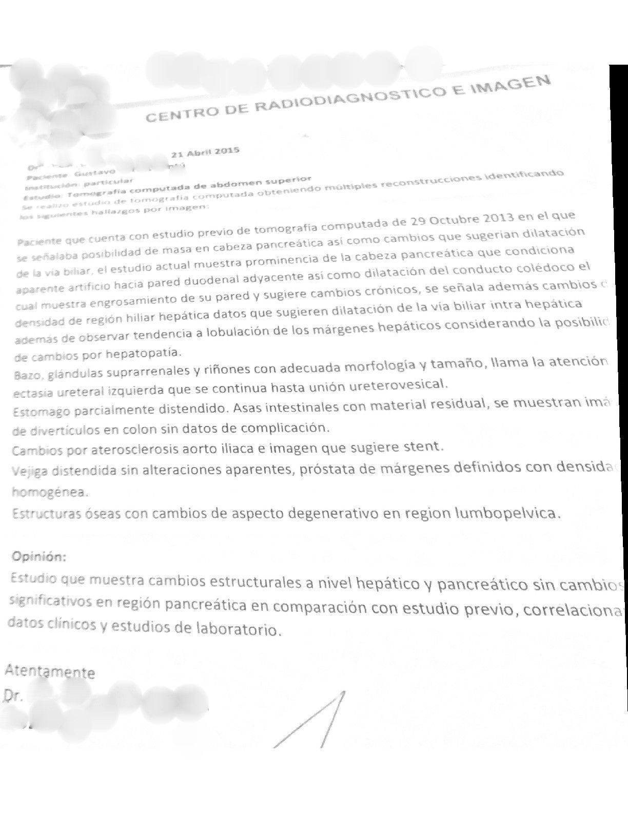 LifEscozul® - Gustavo 8 - Cáncer de Páncreas