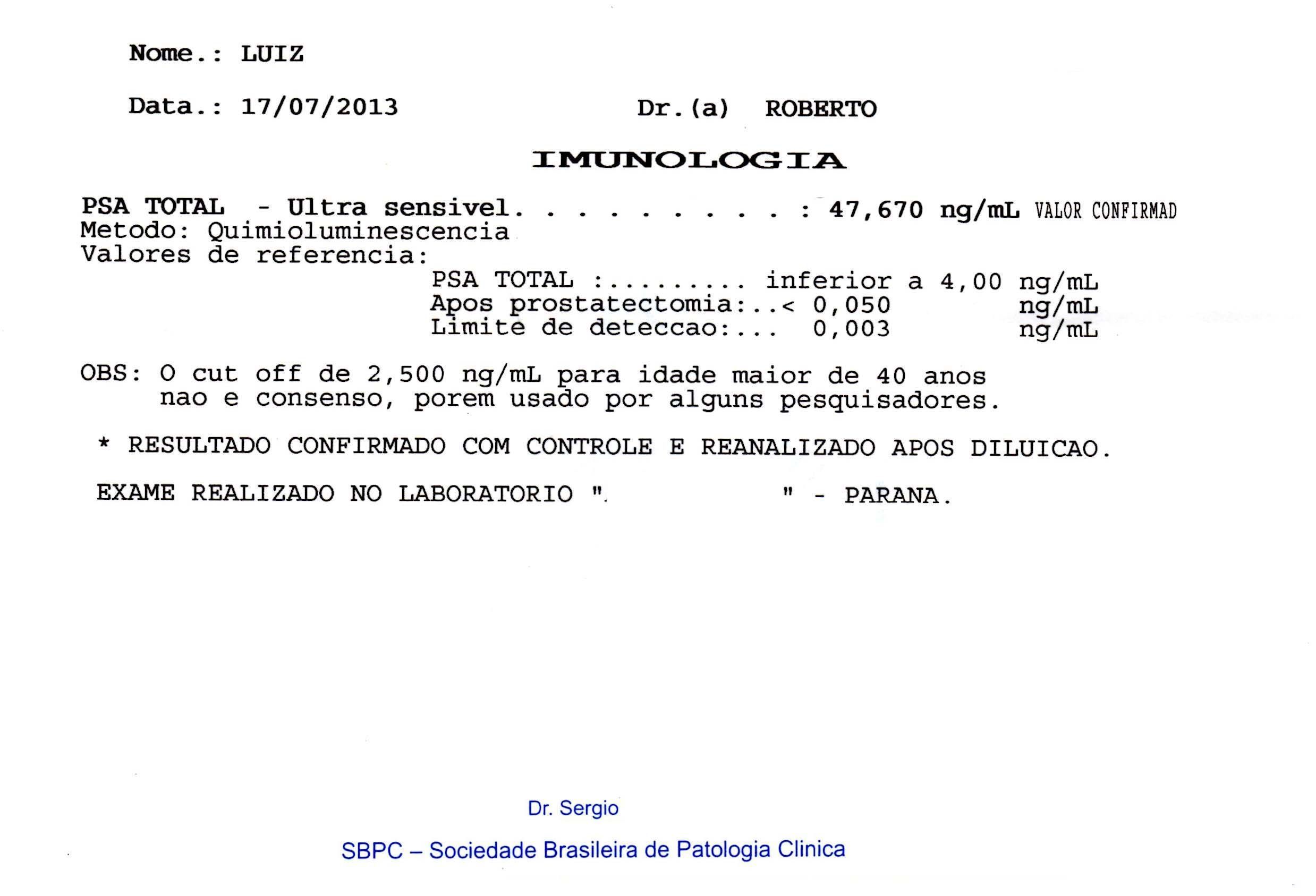LifEscozul® - Luiz 4 - Cáncer de Próstata