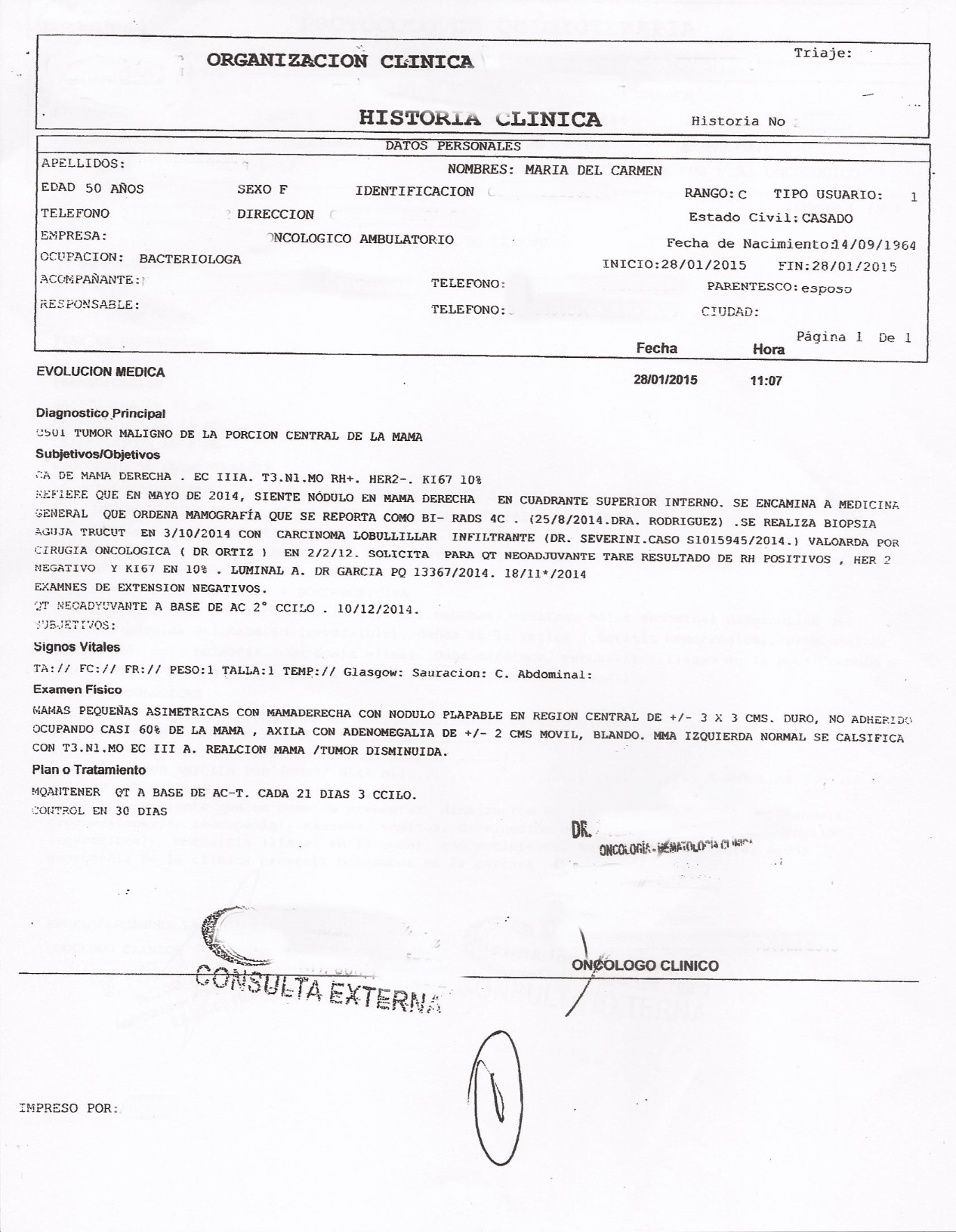 LifEscozul&reg; - María del Carmen 4 - Cáncer de Mámas