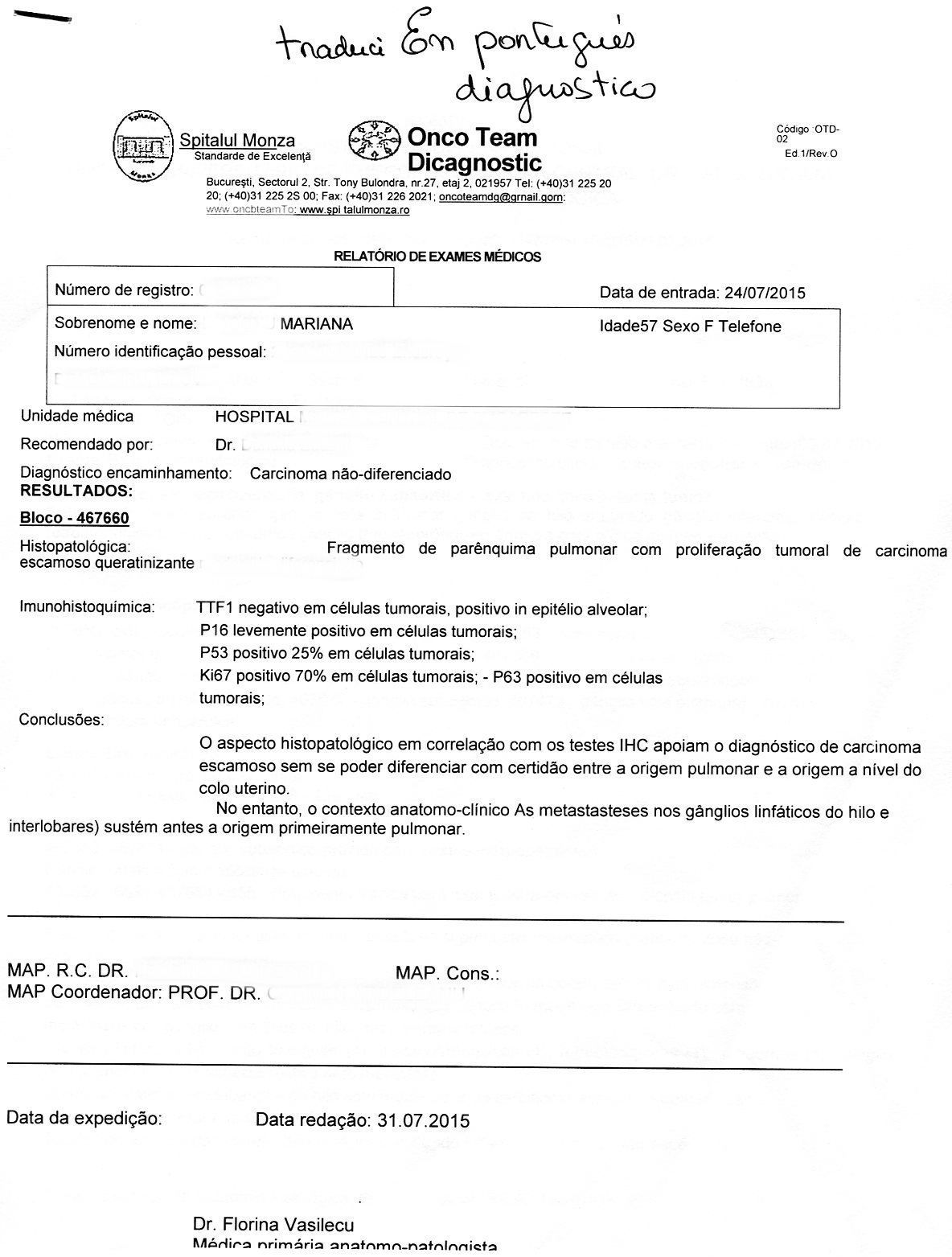 LifEscozul® - mariana 3 - Cáncer de Pulmon