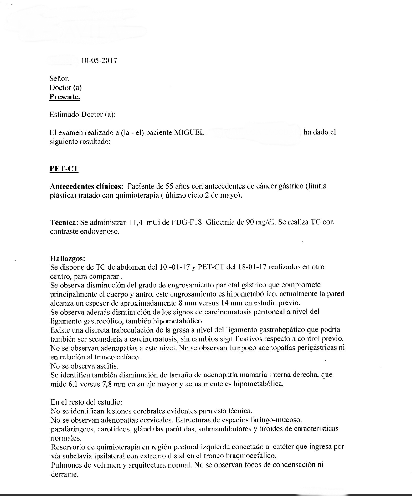 LifEscozul&reg; - Miguel 2 - Cáncer Gástrico Intestinal