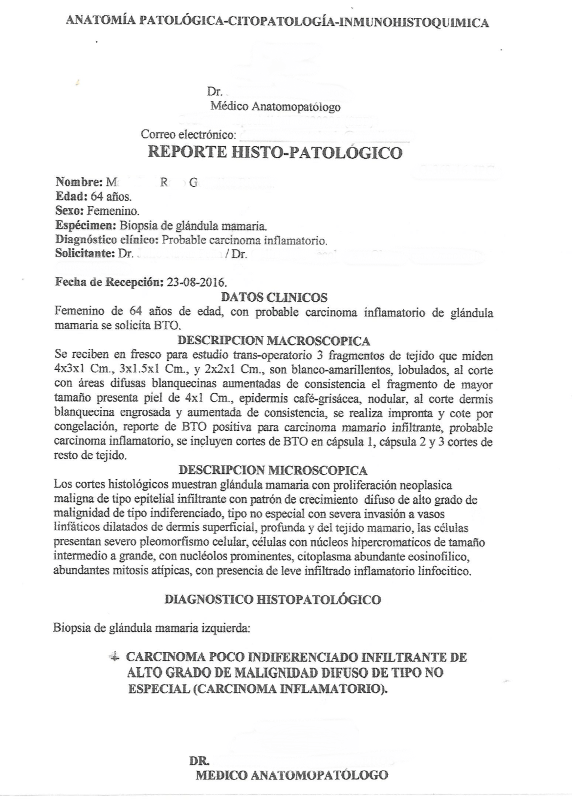LifEscozul&reg; - M.R.G. 1 - Cáncer de Mámas