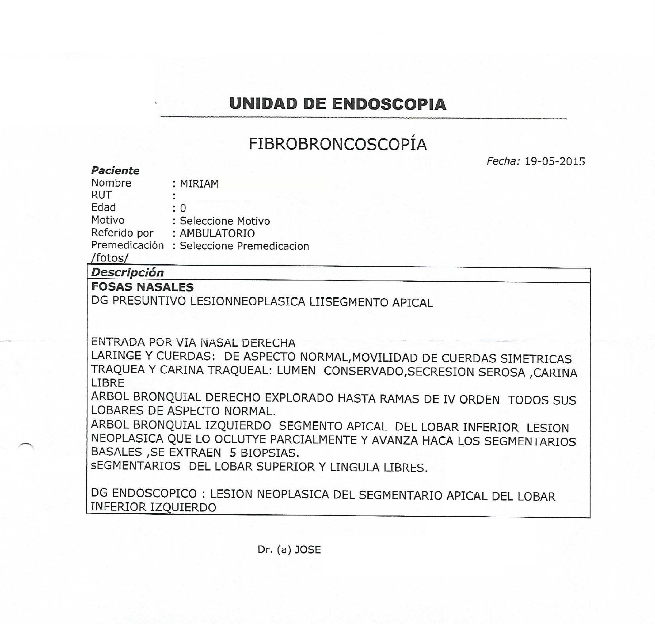 LifEscozul® - Miriam 2 - Cáncer de Pulmon