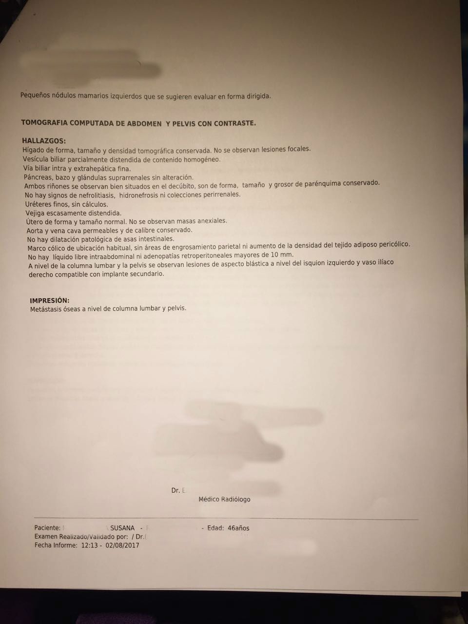 LifEscozul&reg; - Susana 44a 7 - Cáncer de Mámas