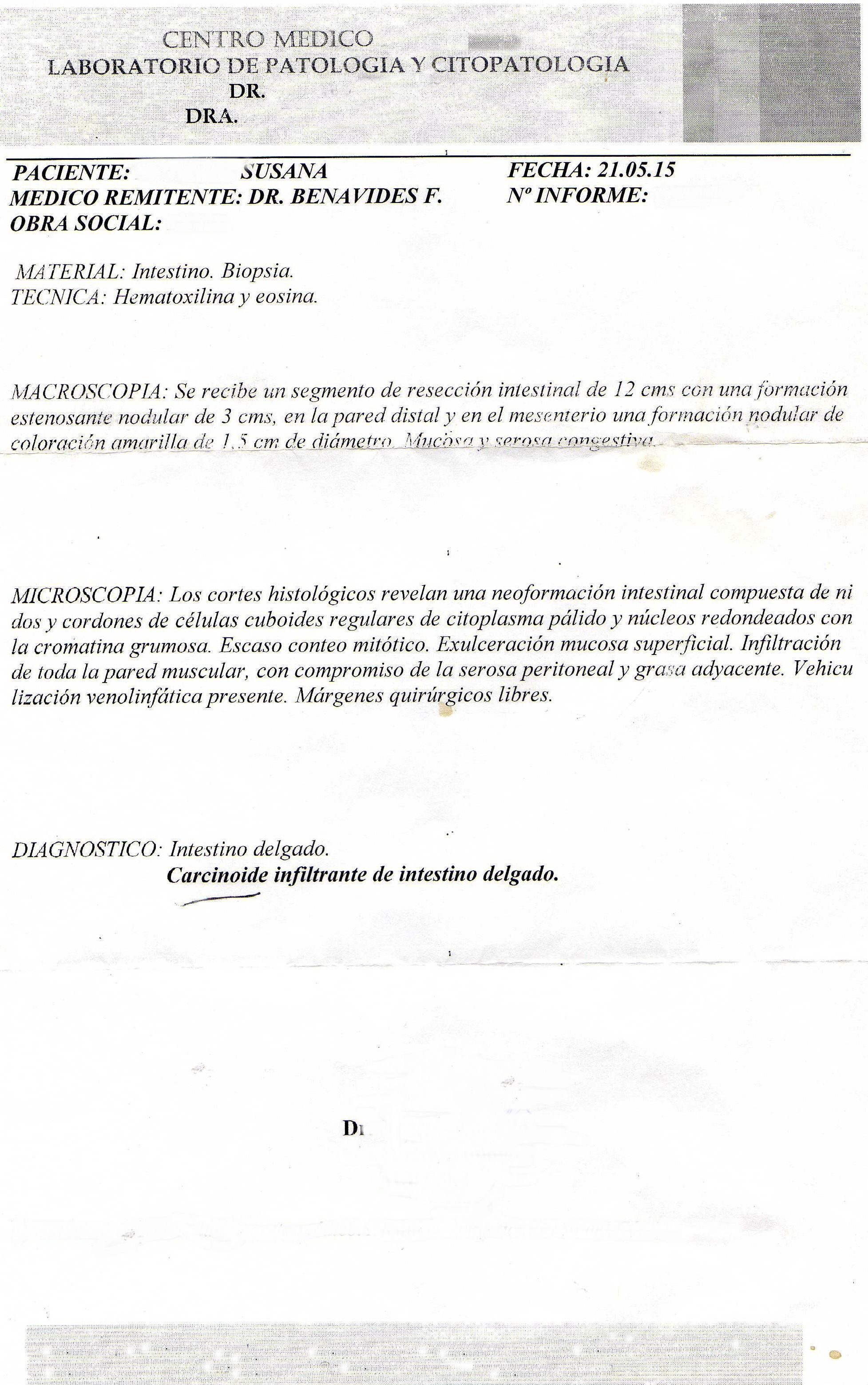LifEscozul&reg; - Susana 2 - Cáncer Gástrico Intestinal