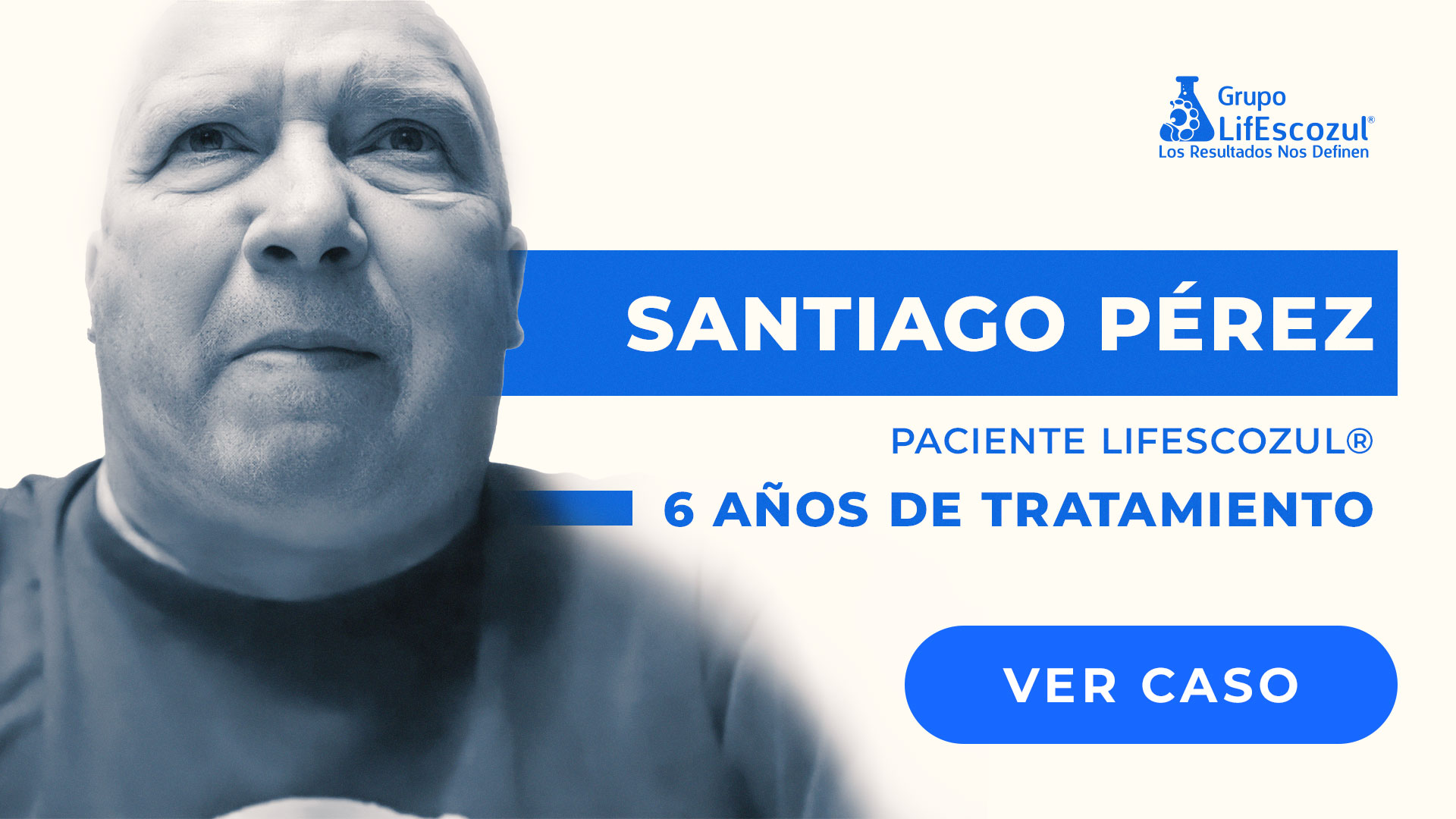 Santiago Pérez - Cáncer de Pulmón - Resultados con LifEscozul&reg;