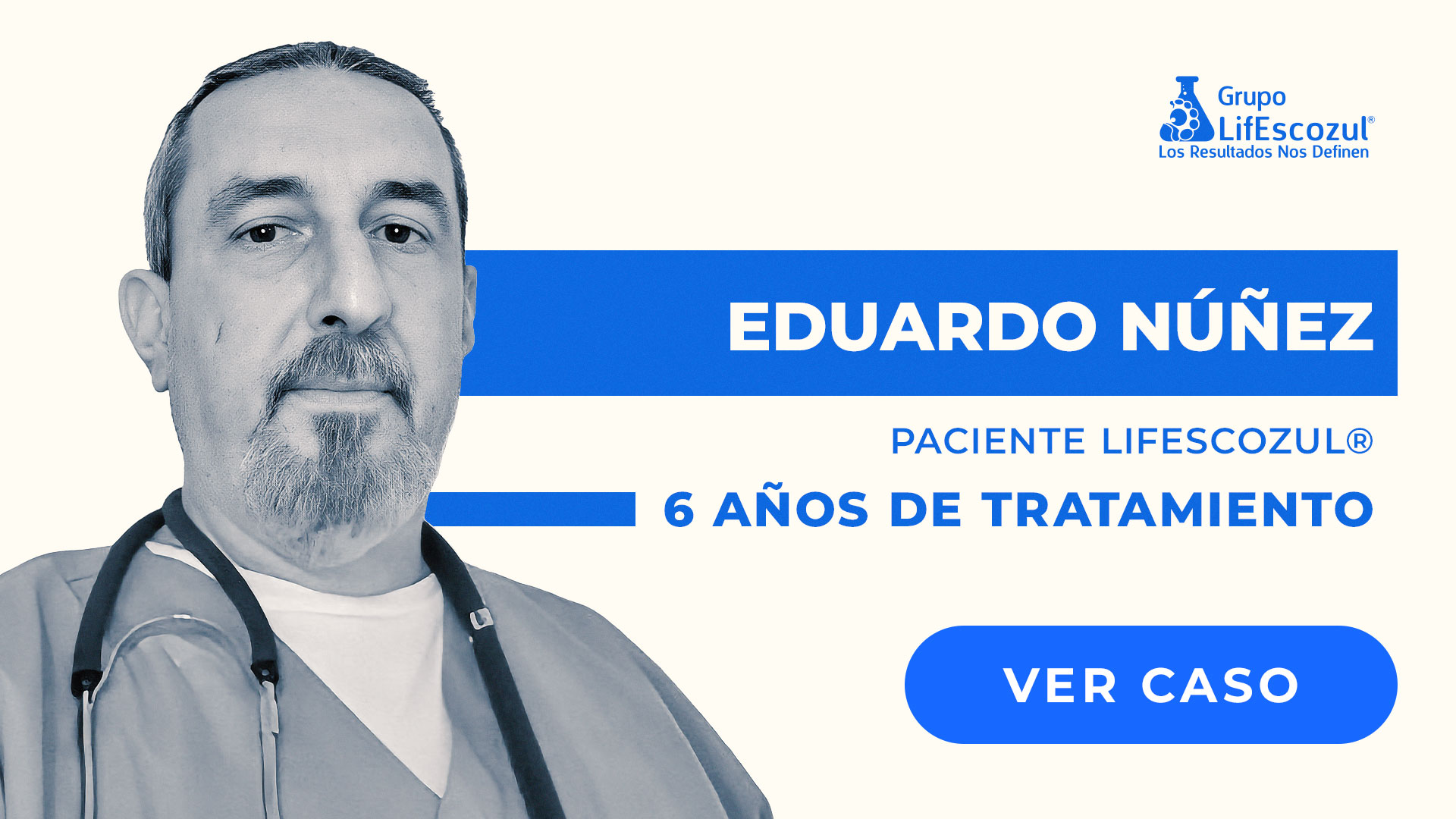 Eduardo Núñez - Cáncer de Pulmón - Resultados con LifEscozul&reg;